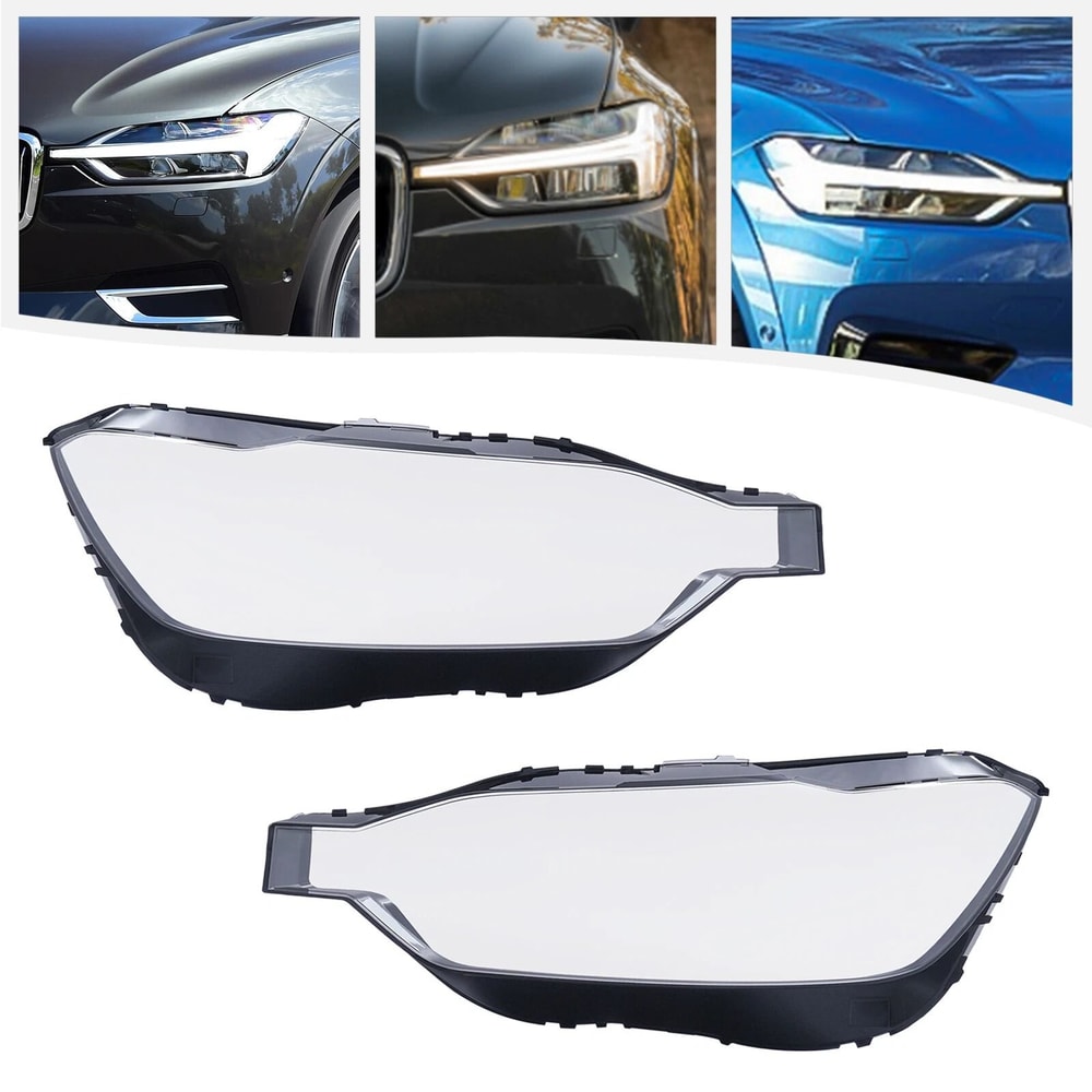 Volvo XC60 Headlight Lens Covers Left Right Side Headlamp Covers For Durable Clear Visibility 11