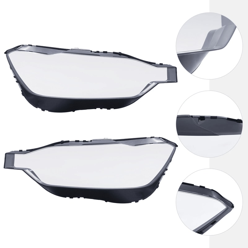 Volvo XC60 Headlight Lens Covers Left Right Side Headlamp Covers For Durable Clear Visibility 7