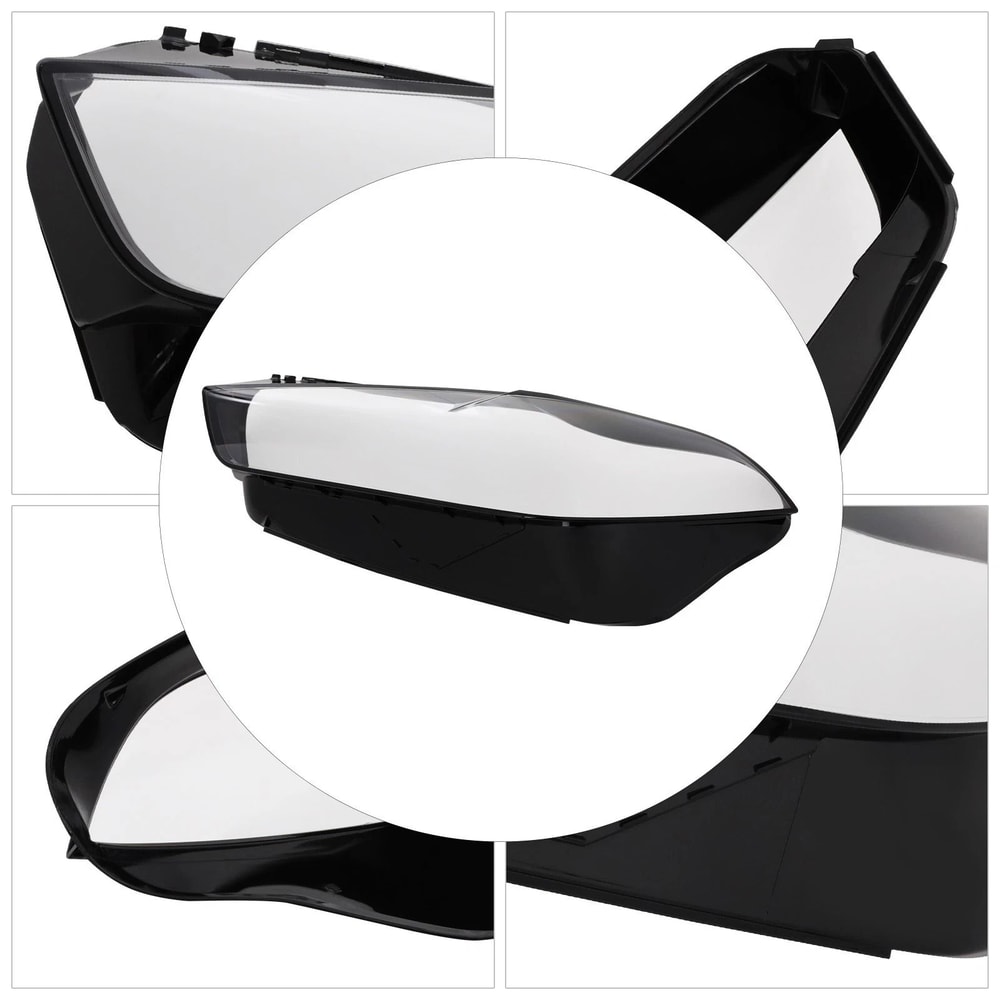 Premium Left Front Headlight Cover Replacement Headlamp Lens For BMW X5 4
