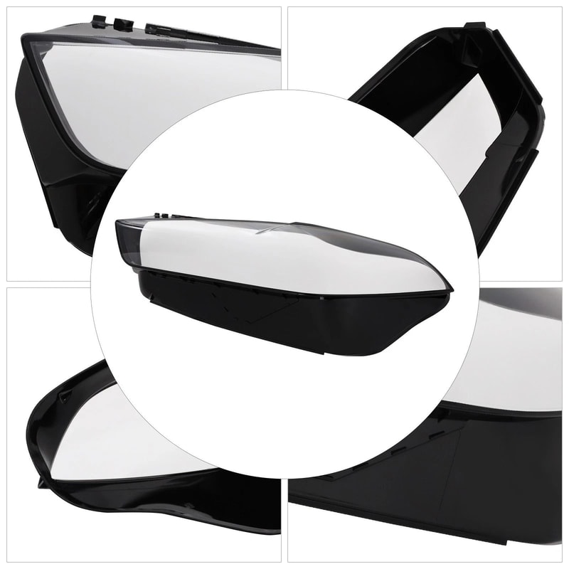 Premium Left Front Headlight Cover Replacement Headlamp Lens For BMW X5 4