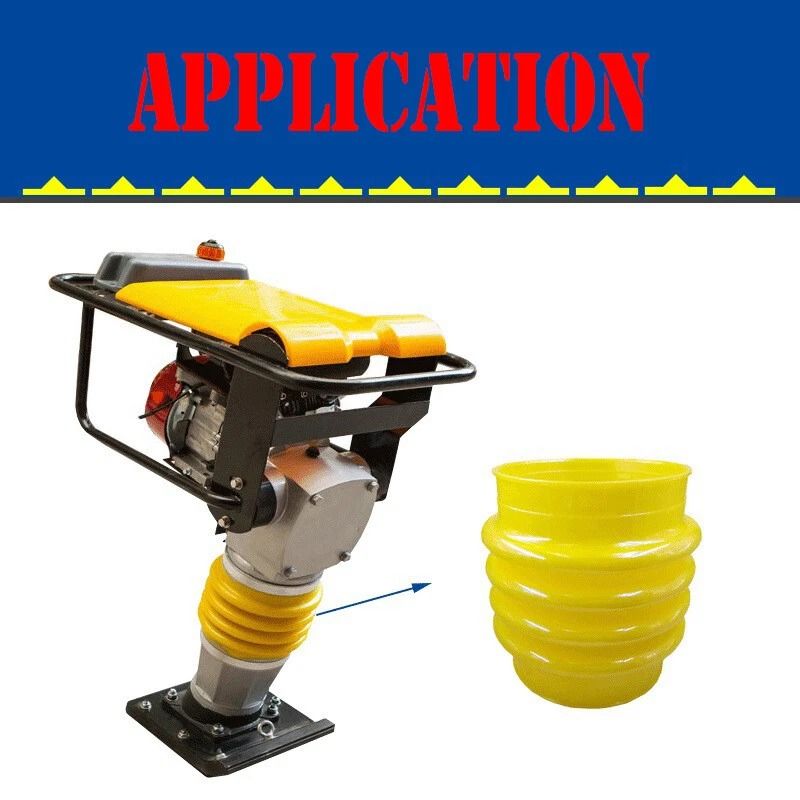 Premium Wacker Rammer Bellows Boot Replacement Heavy Duty Polyurethane Jumping Jack Compactor Part 6