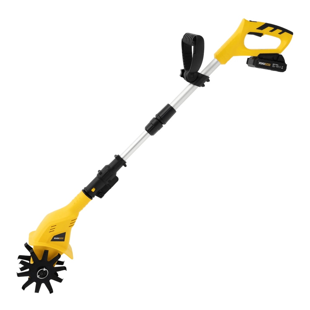 Electric Cordless Garden Tiller Rechargeable Rototiller Battery Powered Soil Cultivator Tool For Y 2