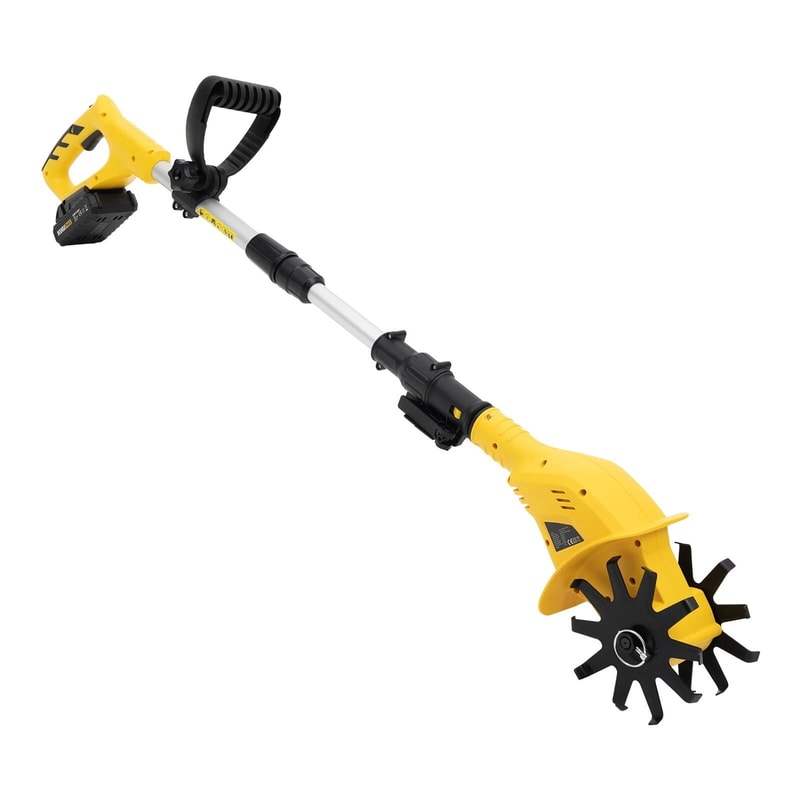 Electric Cordless Garden Tiller Rechargeable Rototiller Battery Powered Soil Cultivator Tool For Y 3