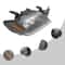 Premium Passenger Side Halogen Headlight Assembly For Mitsubishi Outlander 10