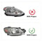 Premium Passenger Side Halogen Headlight Assembly For Mitsubishi Outlander 4