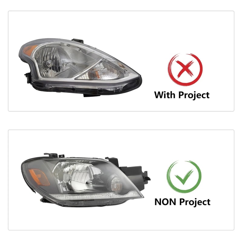 Premium Passenger Side Halogen Headlight Assembly For Mitsubishi Outlander 4
