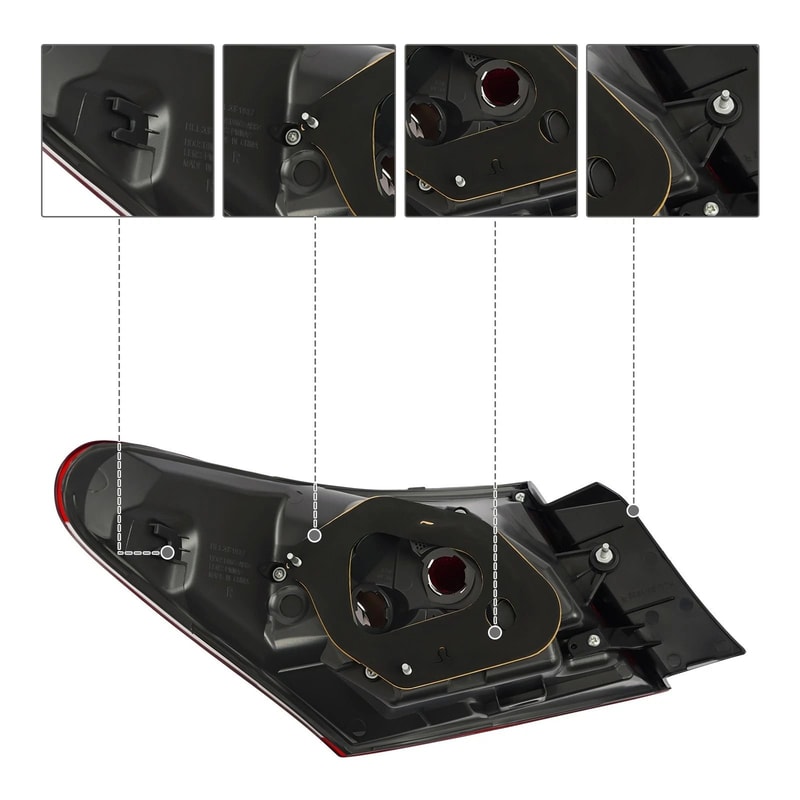 Premium Right Rear Tail Light Replacement For Lexus Halogen 8