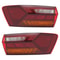 For Volkswagen Jetta LED Tail Lights Left Right Rear Brake Lamps 4
