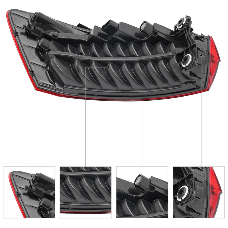 For Volkswagen Jetta LED Tail Lights Left Right Rear Brake Lamps 7