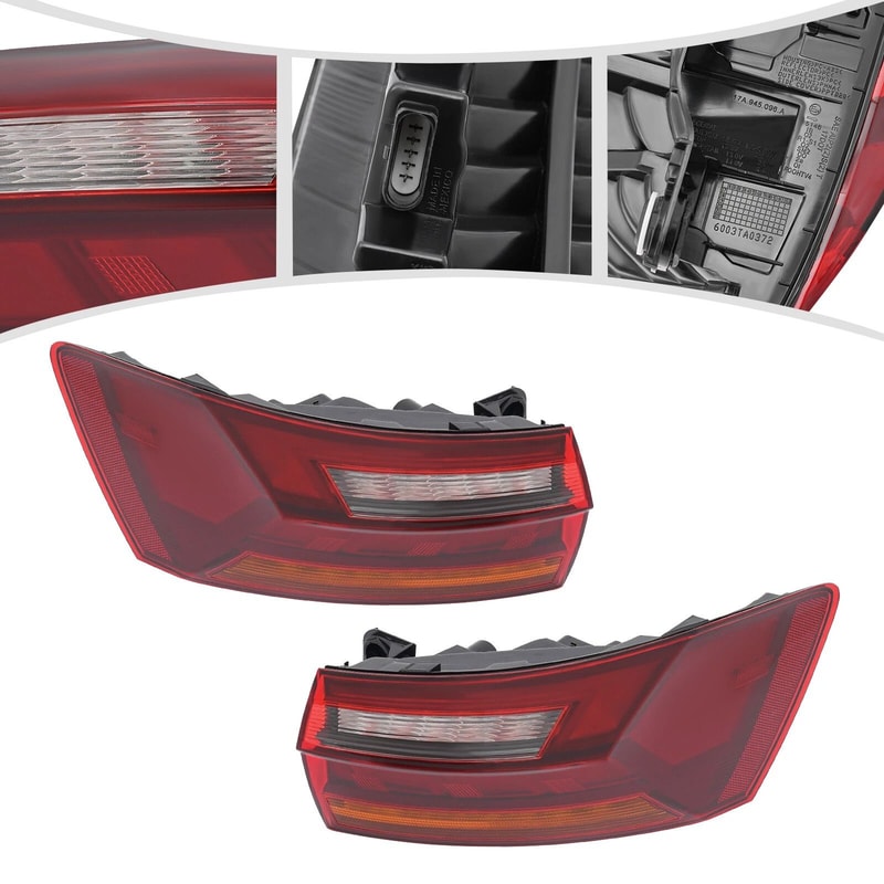 For Volkswagen Jetta LED Tail Lights Left Right Rear Brake Lamps 13