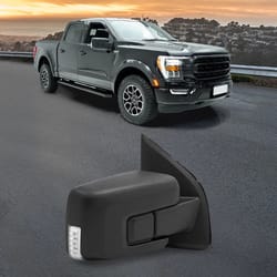 power heated passenger side mirror for ford with turn signal & bsm