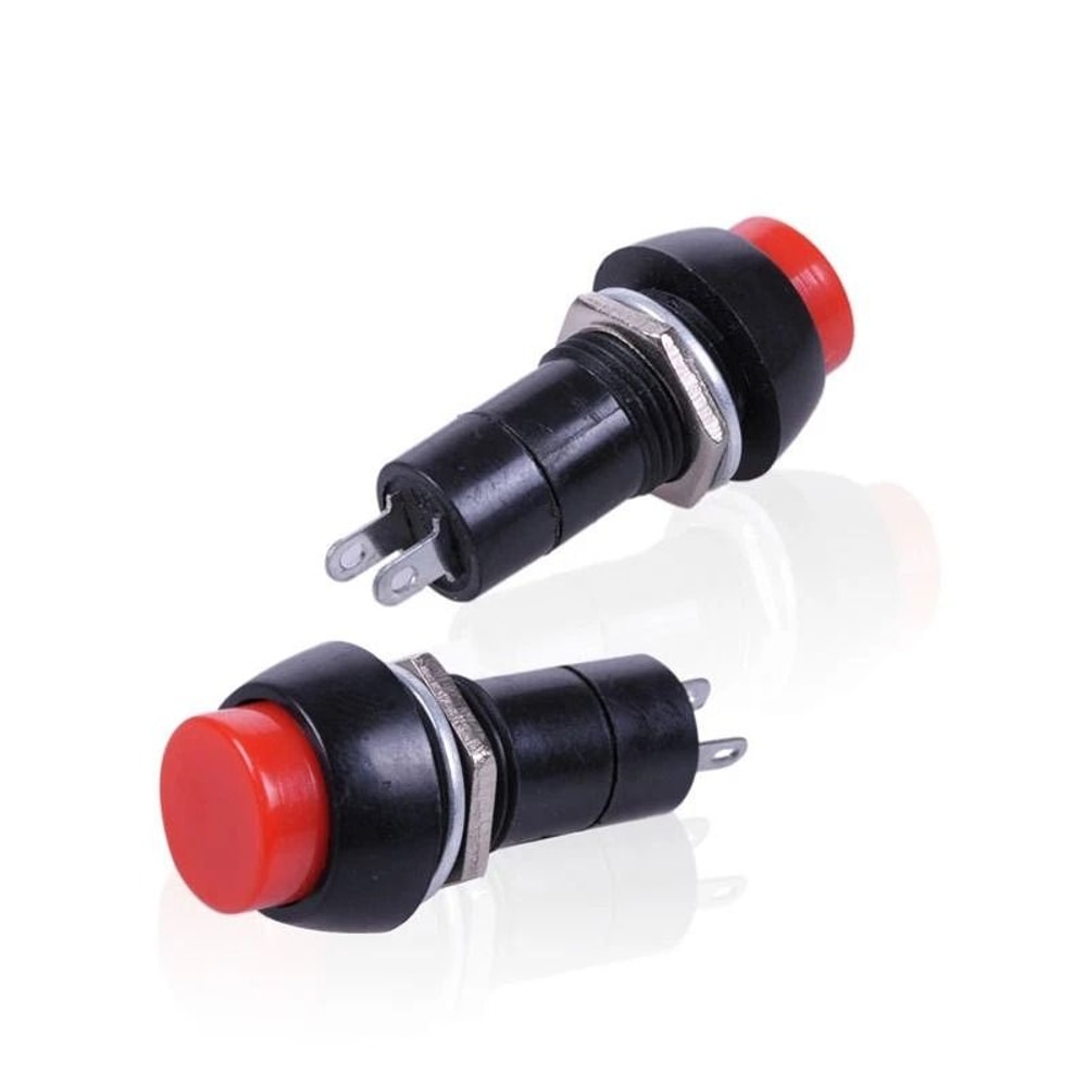 Red Momentary Push Button Switches For CarTruck Reset 6