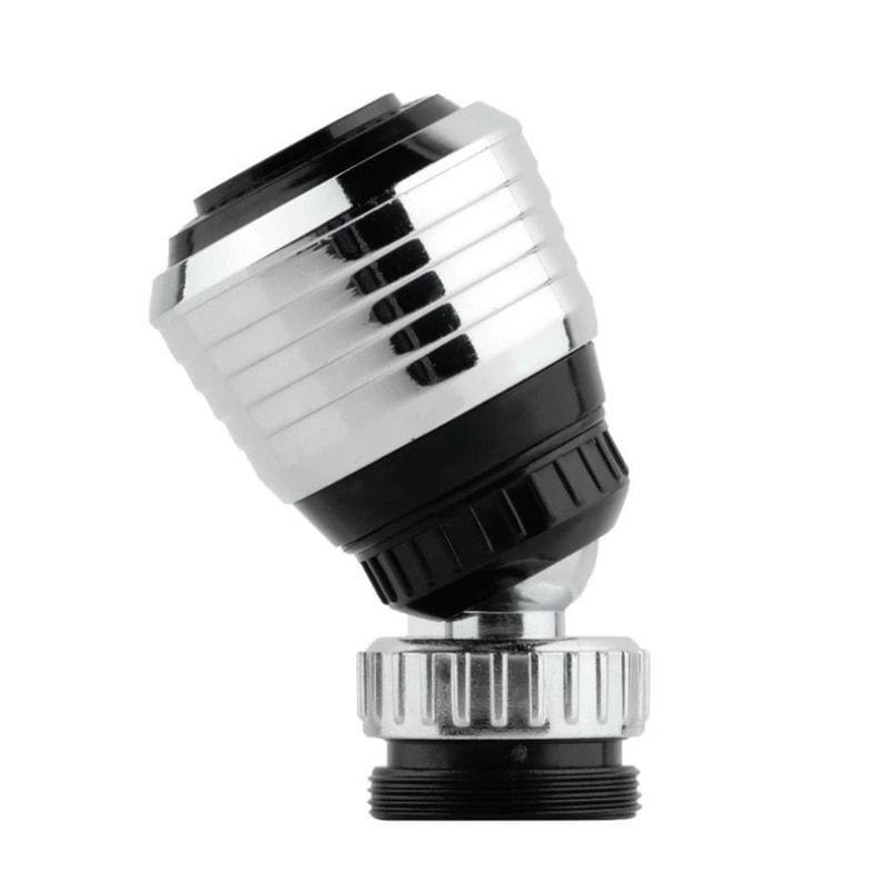 360 Swivel Faucet Aerator Kitchen Faucet Sprayer Chrome Nozzle Adapter 2