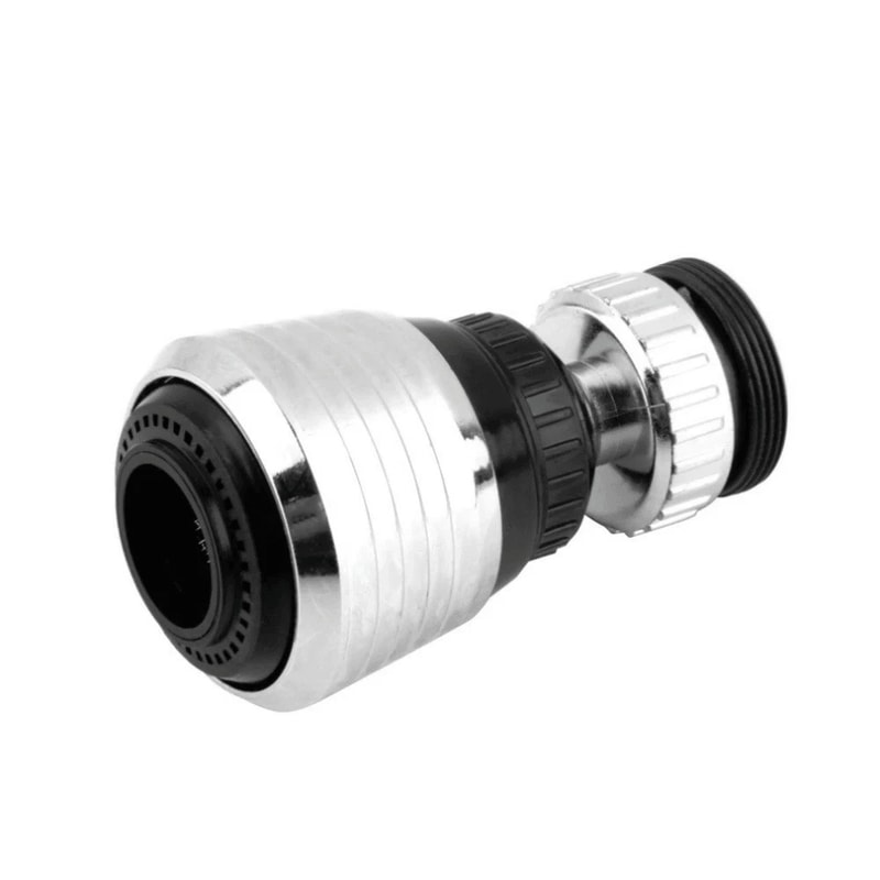 360 Swivel Faucet Aerator Kitchen Faucet Sprayer Chrome Nozzle Adapter 3