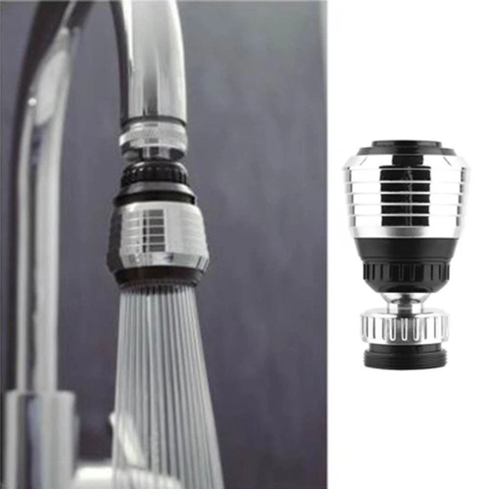360 Swivel Faucet Aerator Kitchen Faucet Sprayer Chrome Nozzle Adapter 5