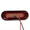 LED Boat Navigation Lights Red Green Universal Chrome Bow Light Set 2
