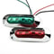 LED Boat Navigation Lights Red Green Universal Chrome Bow Light Set 11