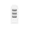 3 Port USB Wall Charger Plug With Glowing Light For Universal Cell Phones 2