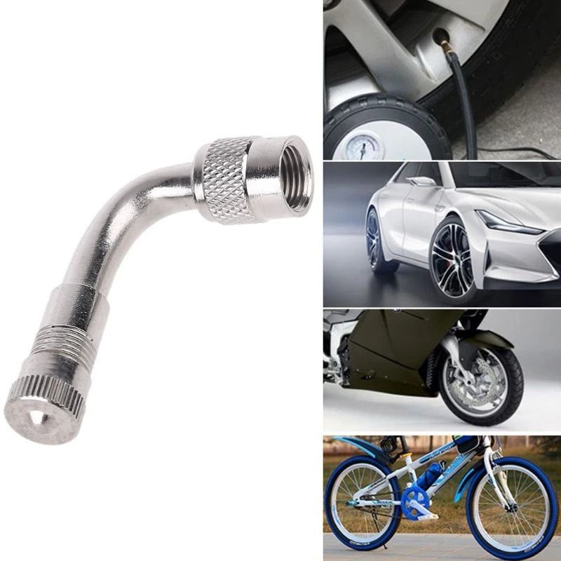 90 Degree Valve Stem Extension For Car Motorcycle RV Tires 8