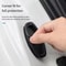 Car Door Lock Cover Set With Carbon Fiber Look Protective Trim 3