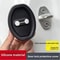 Car Door Lock Cover Set With Carbon Fiber Look Protective Trim 4