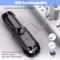 Rechargeable LED Flashlight USB Zoomable Tactical Work Light 2