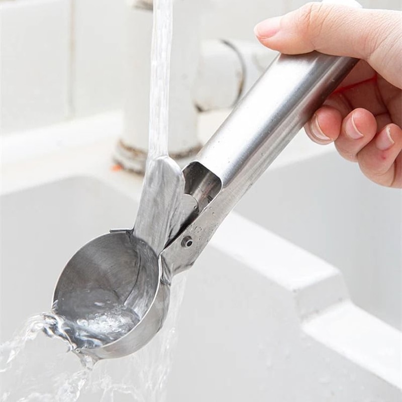 Stainless Steel Ice Cream Scoop With Trigger Release For Cookies And Fruit 3