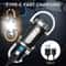 Rechargeable LED Mini Keychain Flashlight Pocket Torch For Camping 2