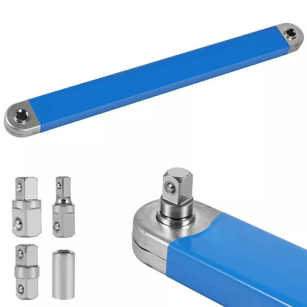 Offset Extension Wrench Set With Ratchet Wrench Extender And Drive Adapters 1