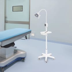 freestanding led surgical light with dimmable medical exam lamp for clinic
