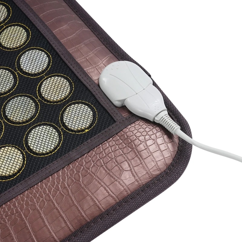 Natural Jade Tourmaline Far Infrared Heating Pad Therapy Mat 4
