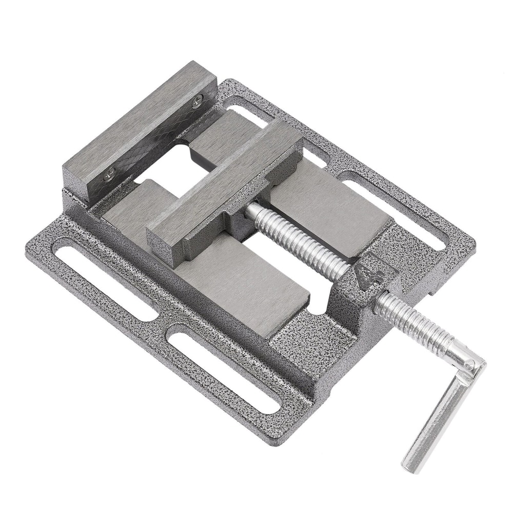 Drill Press Vise With Precision Bench Clamping For Woodworking And Metalworking 8