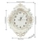 Elegant European Wall Clock For Living Room Oval Quartz Decorative Wall Clock 2