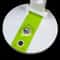 Solar Powered Fan With LED Light Rechargeable Portable Cooling Fan 4