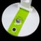 Solar Powered Fan With LED Light Rechargeable Portable Cooling Fan 4