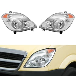 sprinter headlights for dodge, mercedes, freightliner replacement