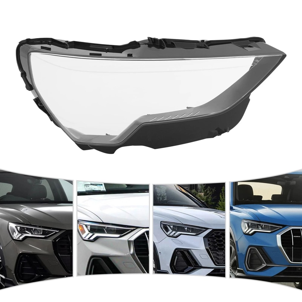 Right Headlight Lens Covers For Audi Q3 Premium Protection Style 14