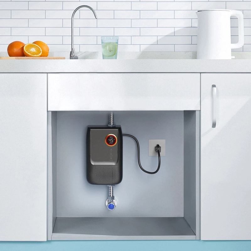 High Efficiency Compact Tankless Electric Water Heater Instant Hot Water 3