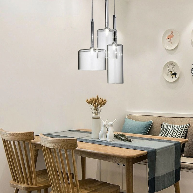 3 Heads Modern LED Chandelier Pendant Light For Dining Room Ceiling 3