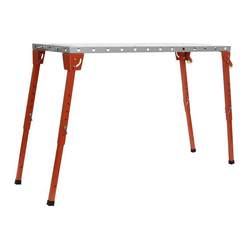 Steel Portable Welding Table Folding Work Bench Durable Workshop Work Table 14