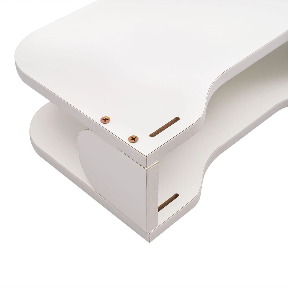Premium Wall Mounted Floating Router Shelf TV Components Storage Rack 2