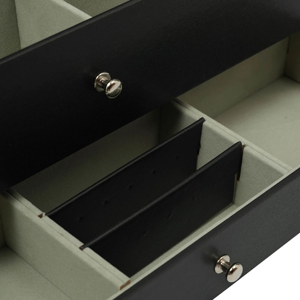 Luxury 3 Tier Jewelry Box Watch Organizer For Elegant Storage 4