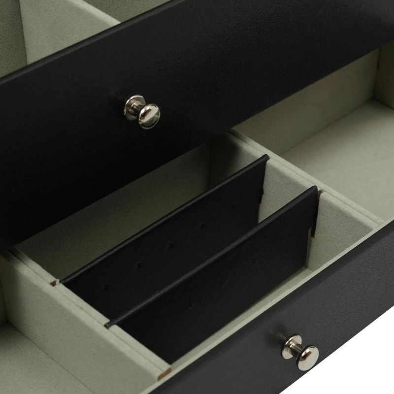 Luxury 3 Tier Jewelry Box Watch Organizer For Elegant Storage 4