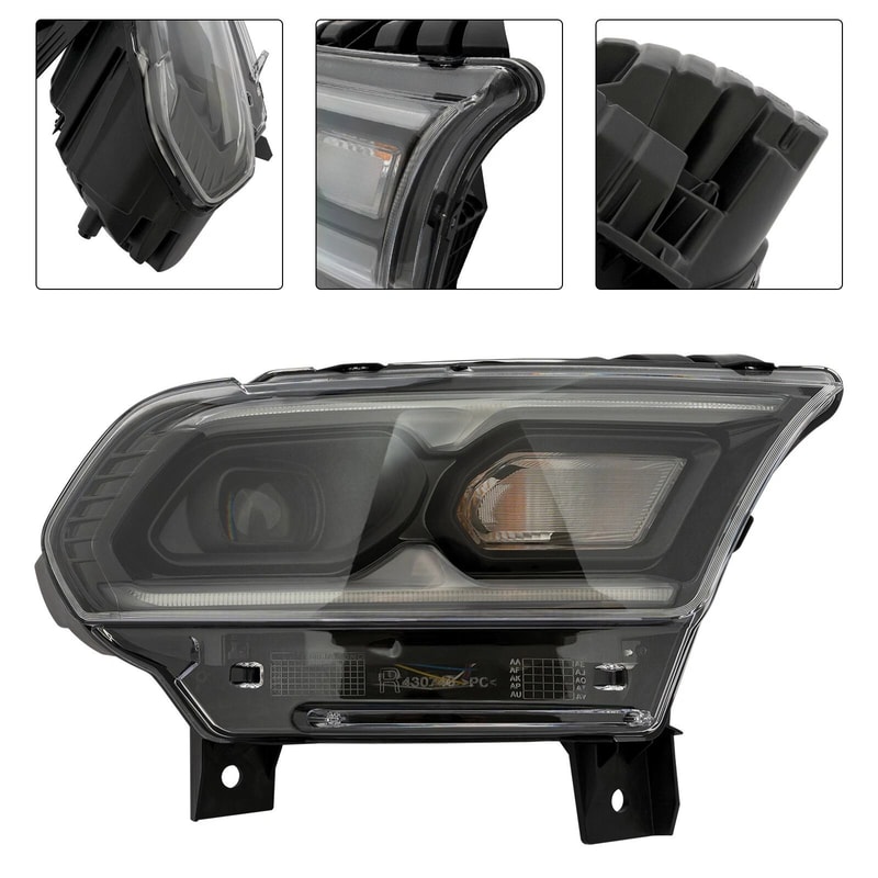 Premium Passenger Right Side LED Headlight For Dodge Durango With DRL 7
