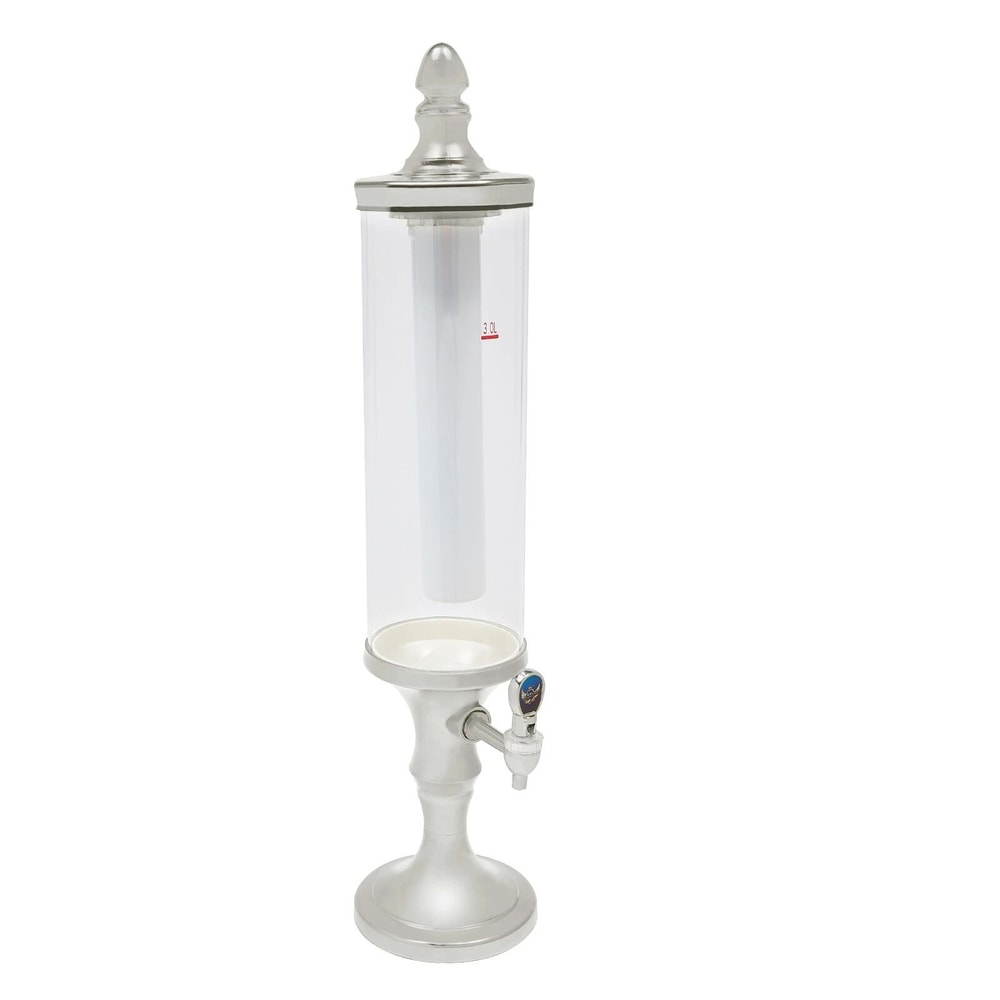 Premium Party Beer Tower Dispenser With Ice Tube LED Light Large Capacity Beverage Pour Station 6