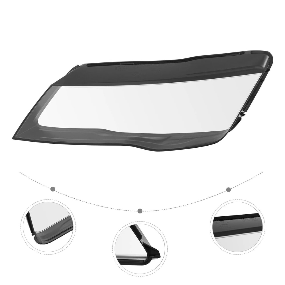 Premium Left Driver Side Headlight Lens Cover For Audi 9