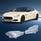 Premium Headlight Cover Pair For Maserati Quattroporte Clear Replacement Lens 0