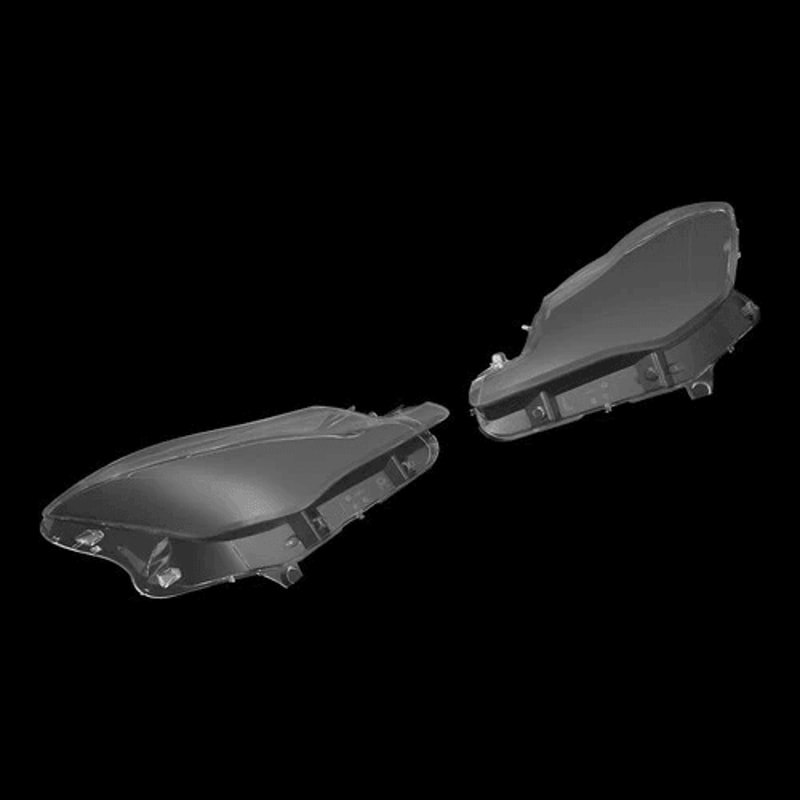 Premium Headlight Cover Pair For Maserati Quattroporte Clear Replacement Lens 6