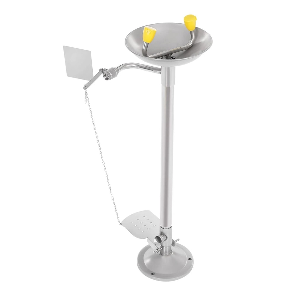 Premium Floor Standing Emergency Eyewash Station Durable Stainless Steel Eyewash For Workplace Safe 10
