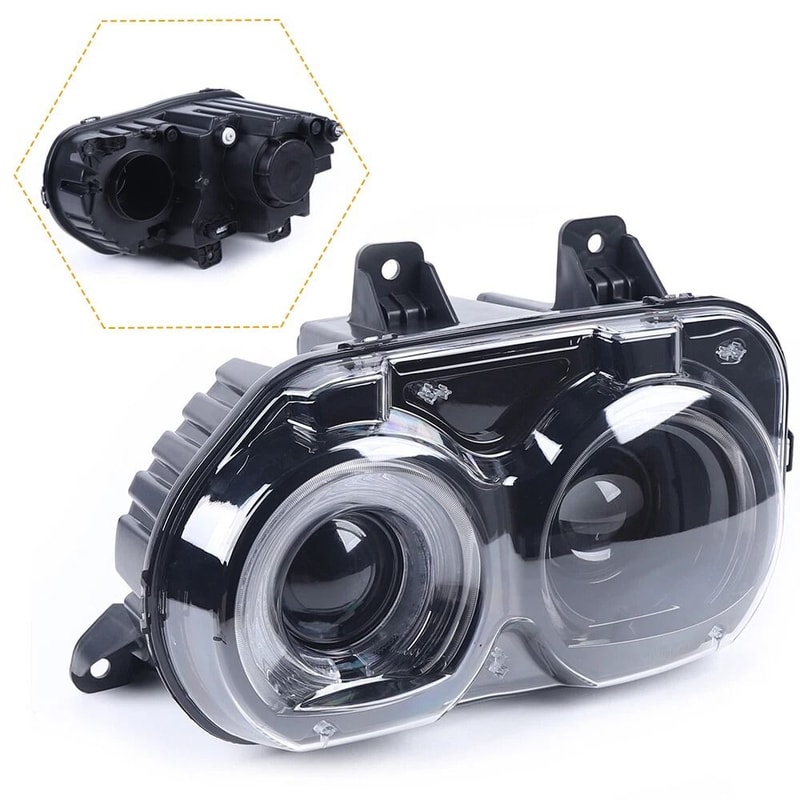 Premium Replacement Dodge Challenger Headlight Right Passenger Halogen Headlight Assembly 4